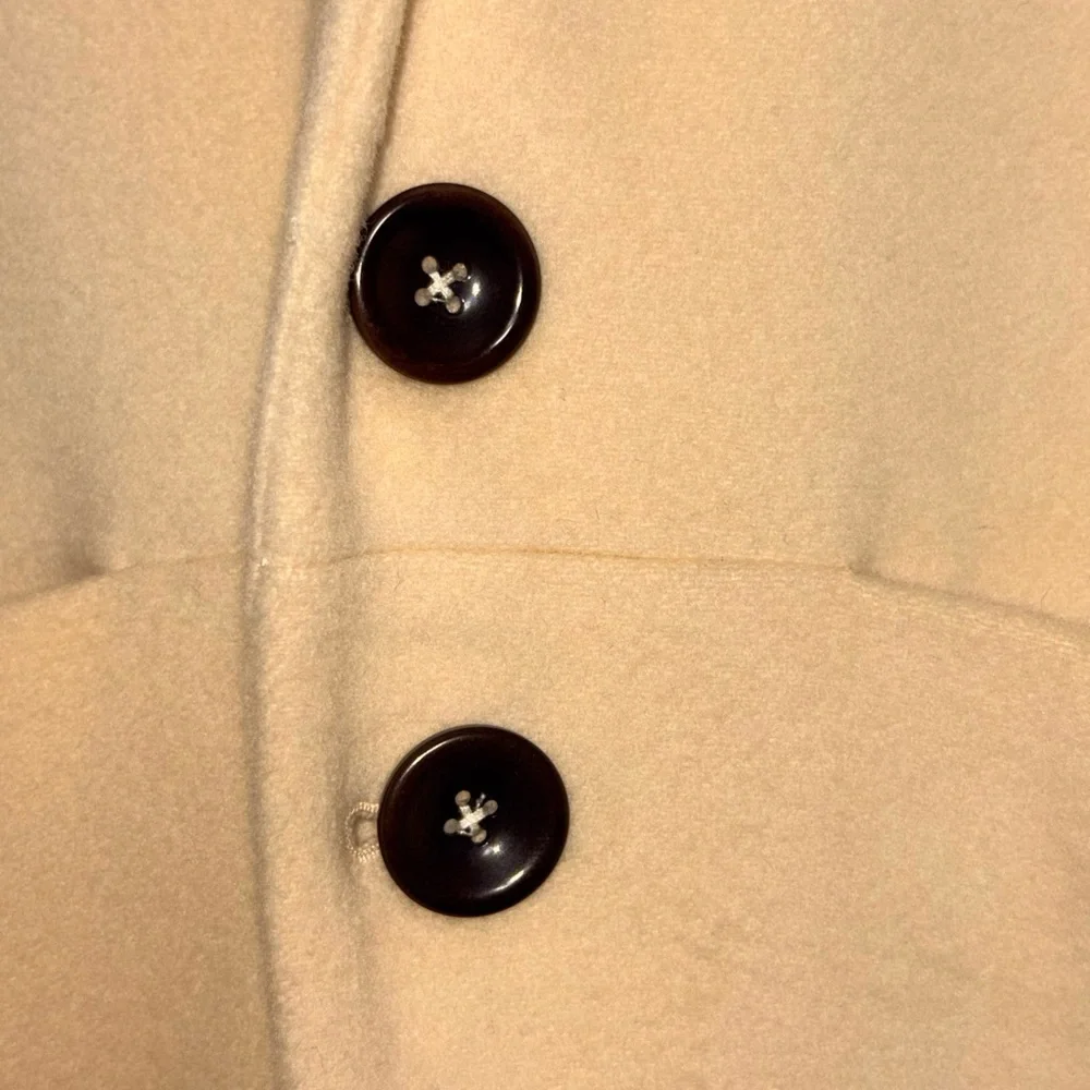 LES TIEN Black Label Cashmere Car Unisex Coat in Canary - Picture 8 of 16